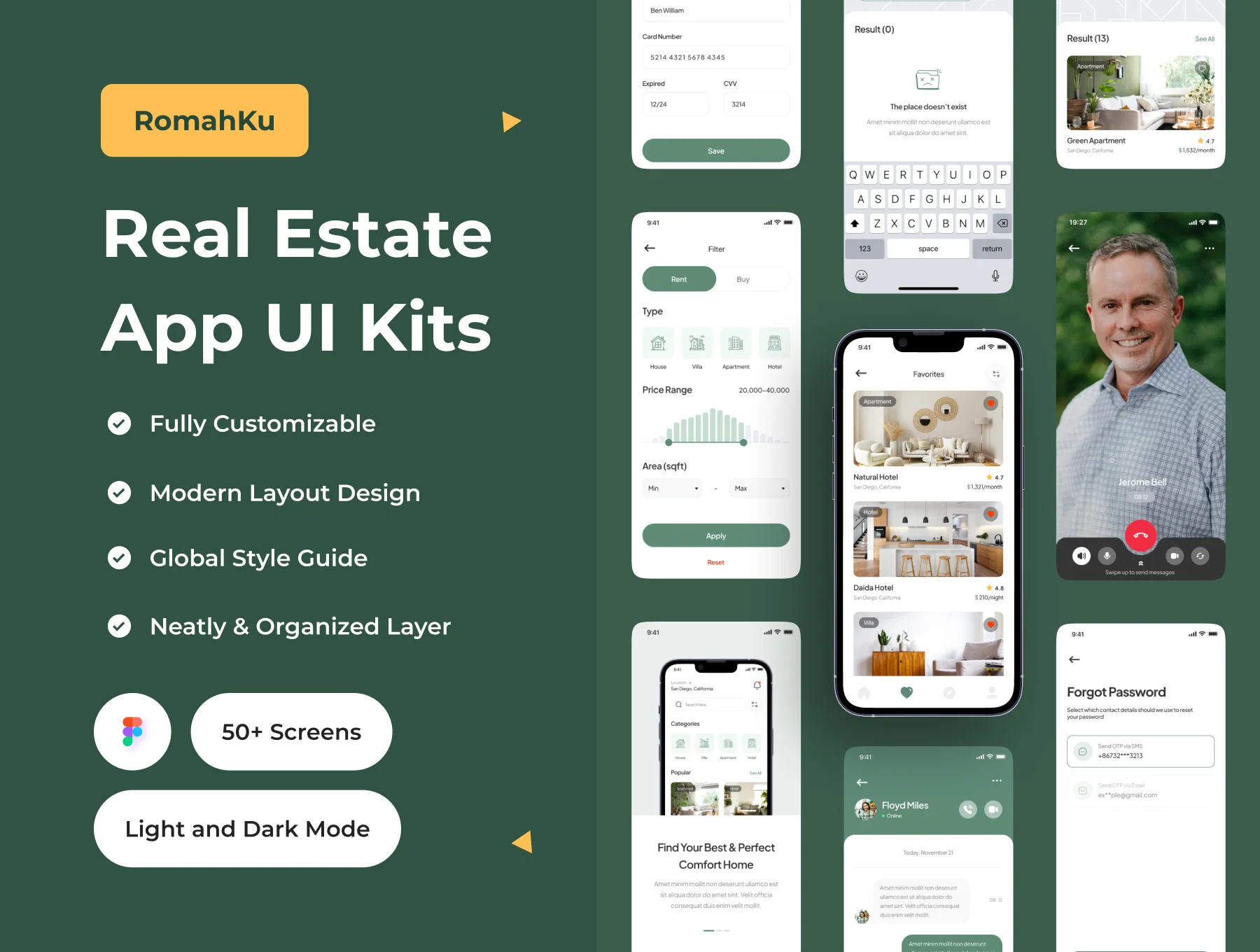 Romahku - Real Estate App UI Kit