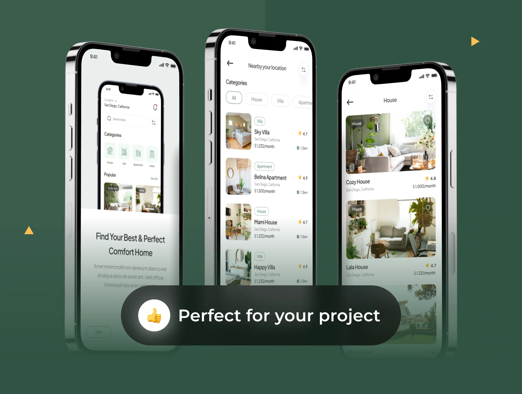 Romahku - Real Estate App UI Kit 5