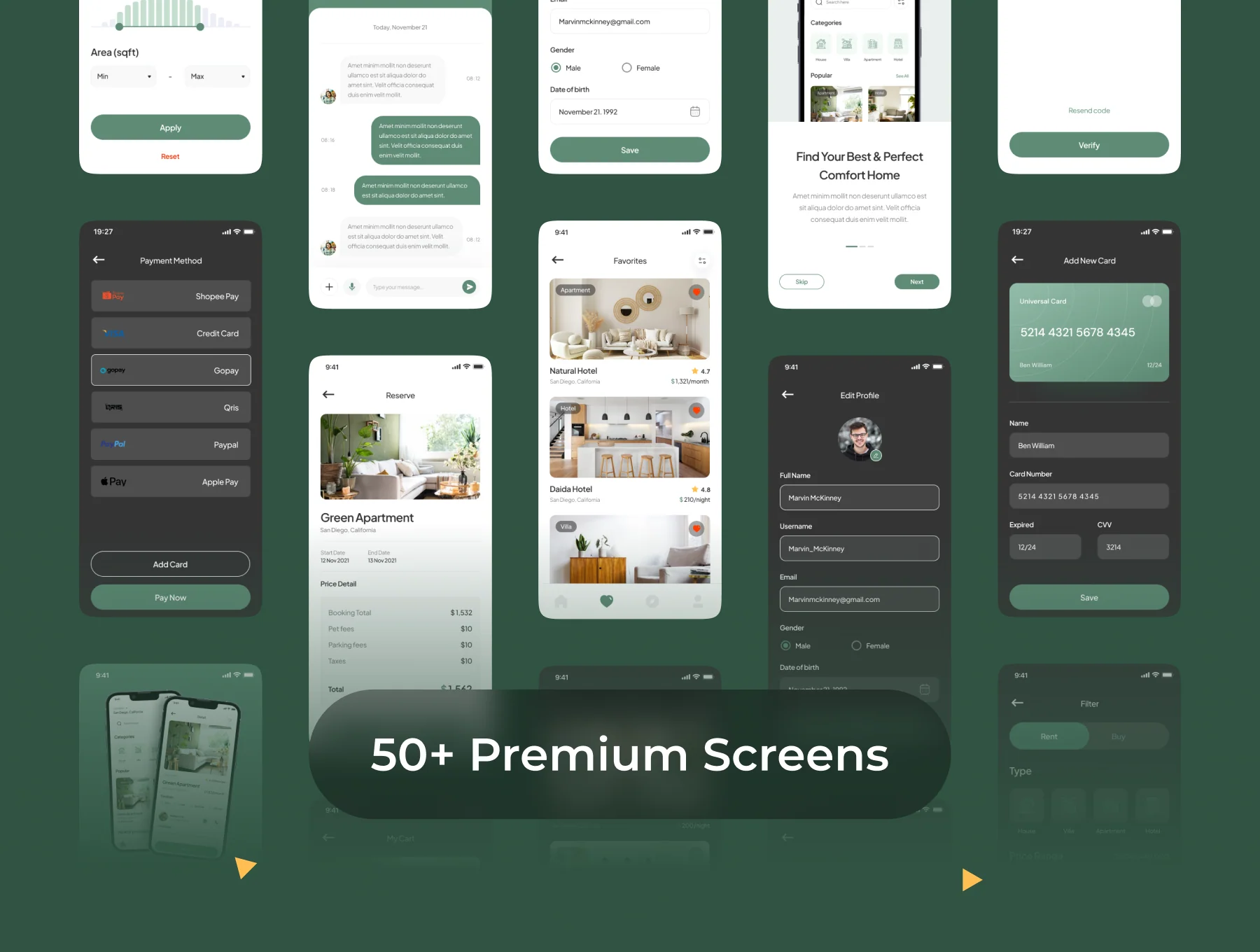 Romahku - Real Estate App UI Kit 6