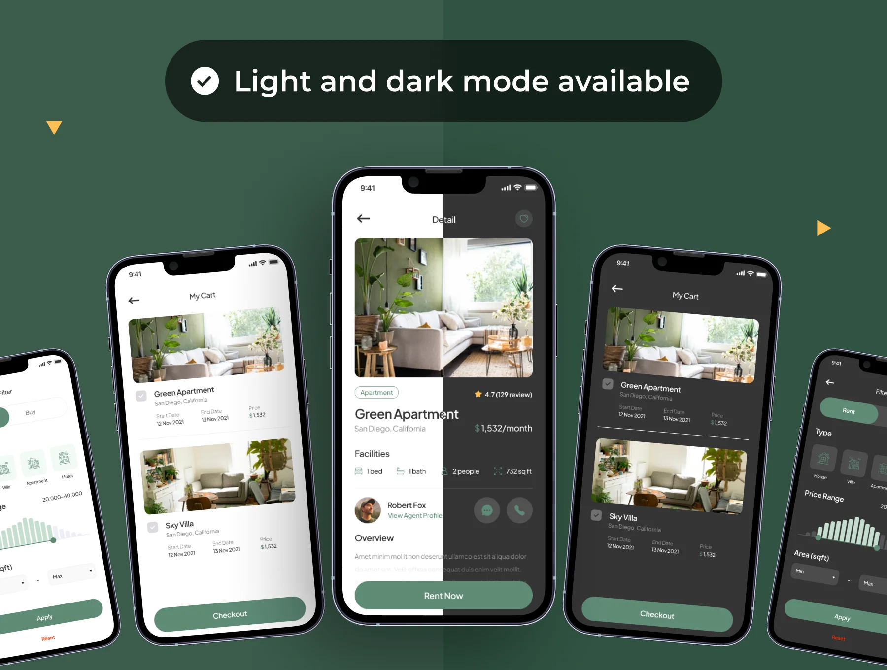 Romahku - Real Estate App UI Kit 7