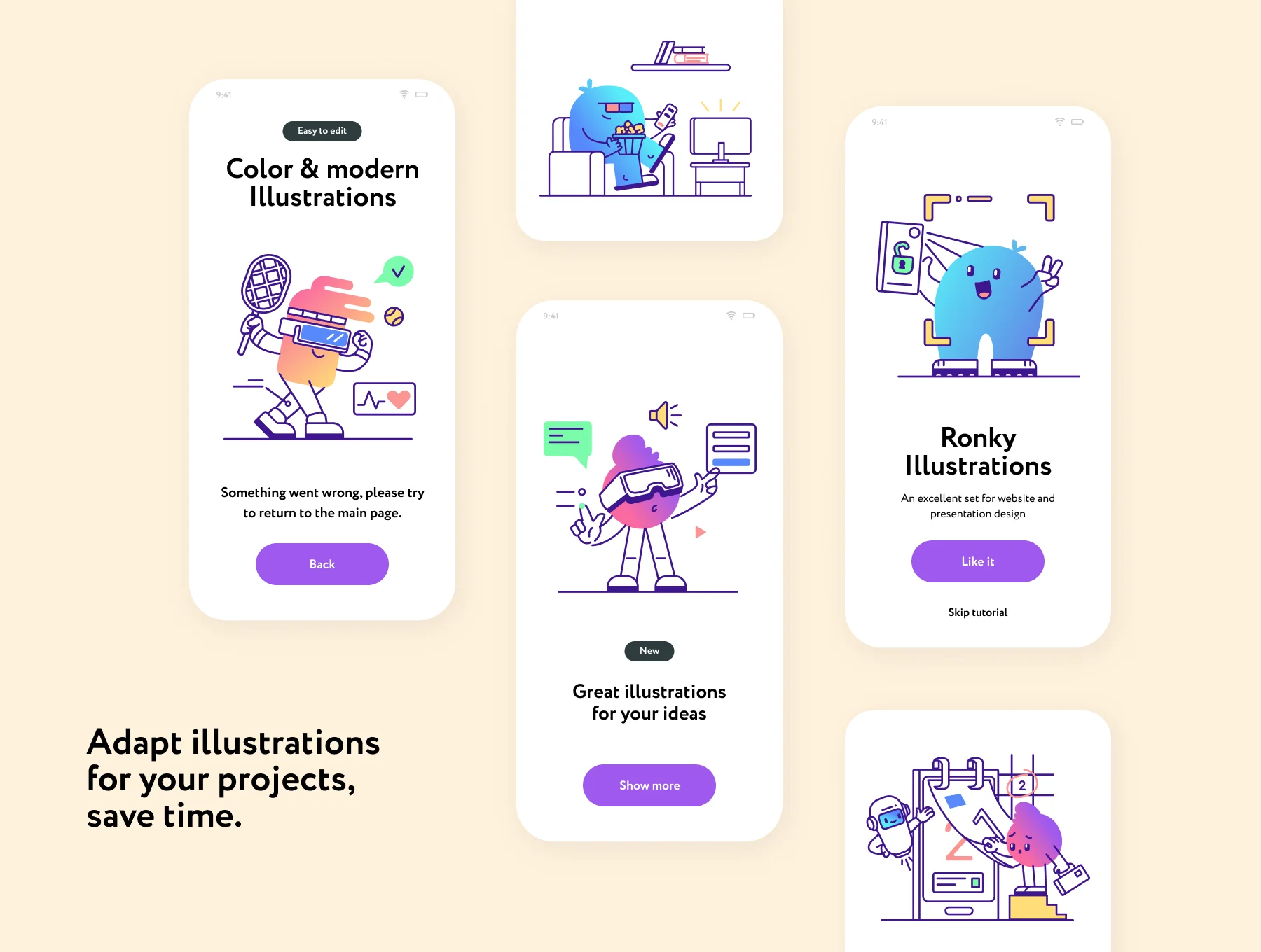 Ronky Future Services Illustrations 3