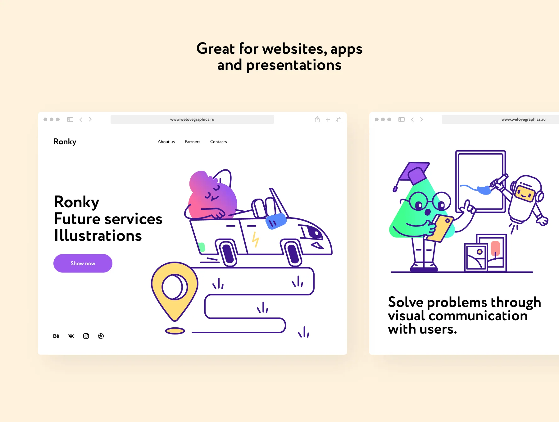 Ronky Future Services Illustrations 4