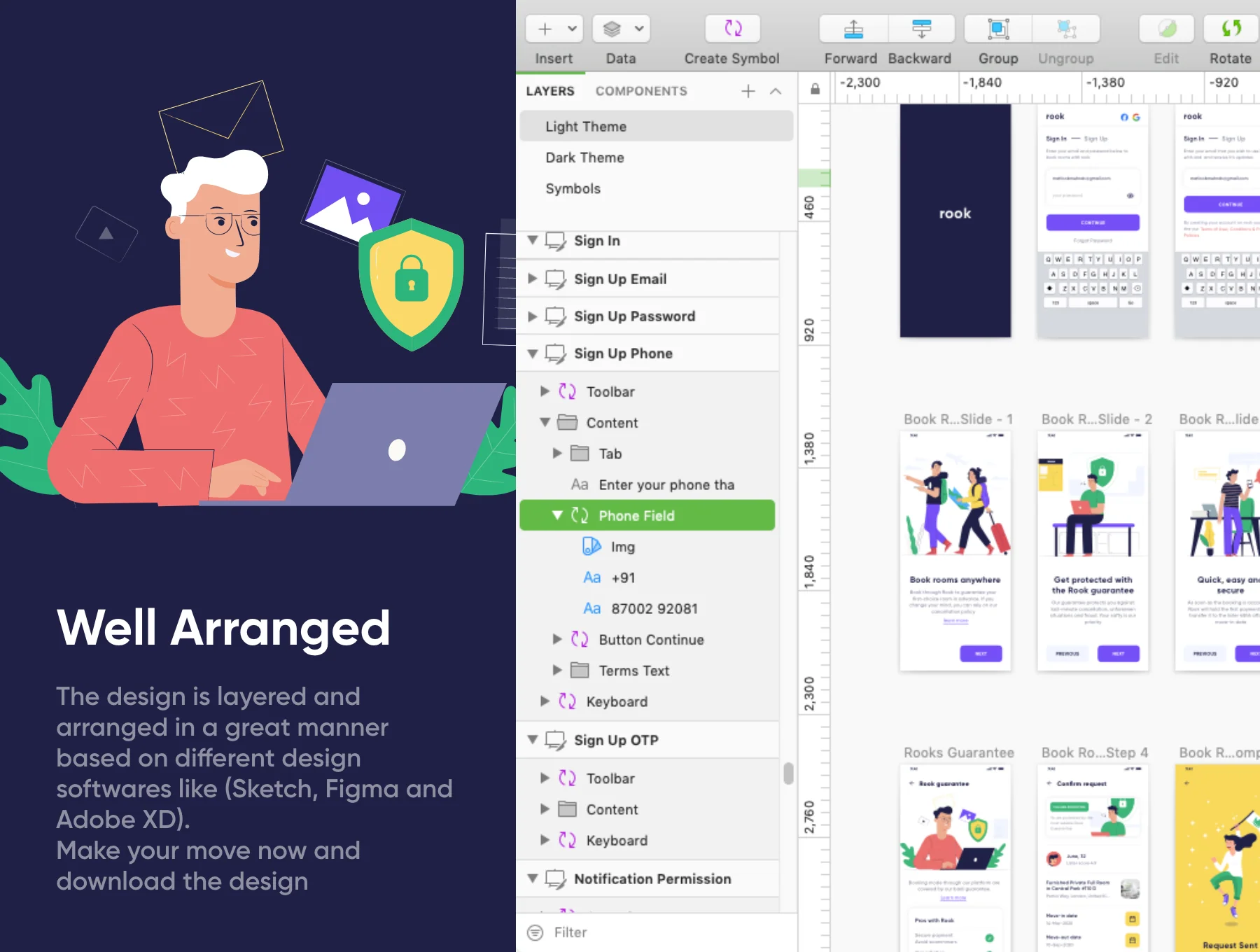 Rook - Room Booking and Real-Estate App UI Kit 6
