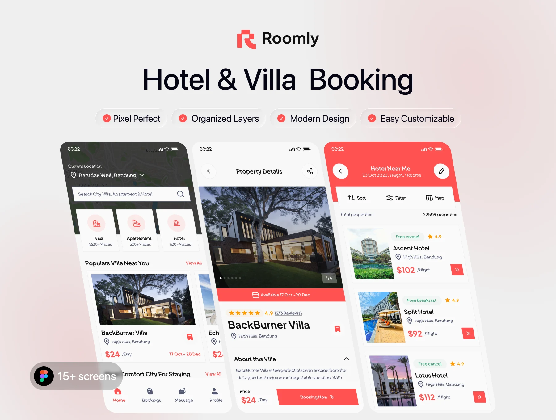 Roomly - Hotel & Villa Booking