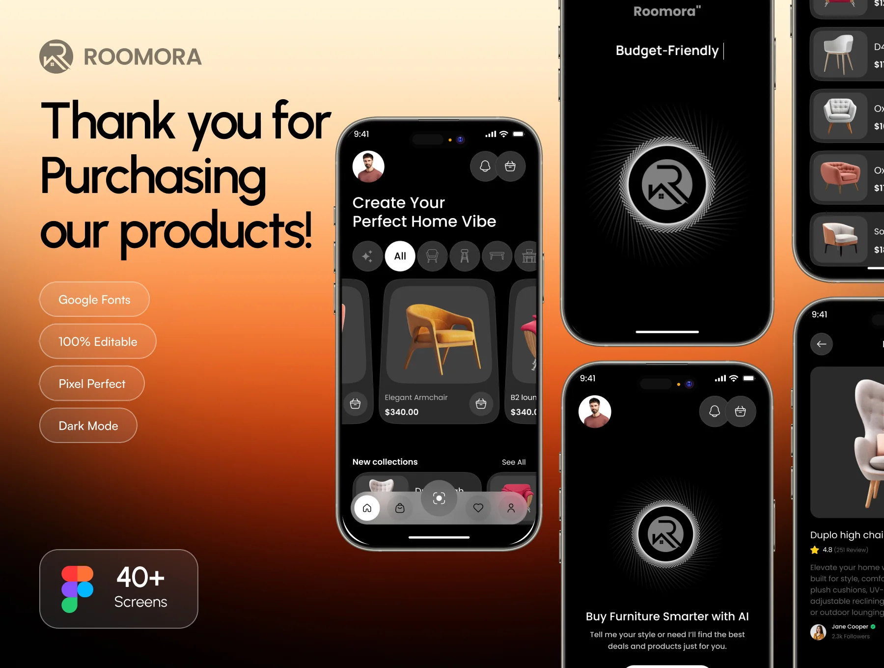 Roomora - AI Furniture Store Mobile Kit v2 6