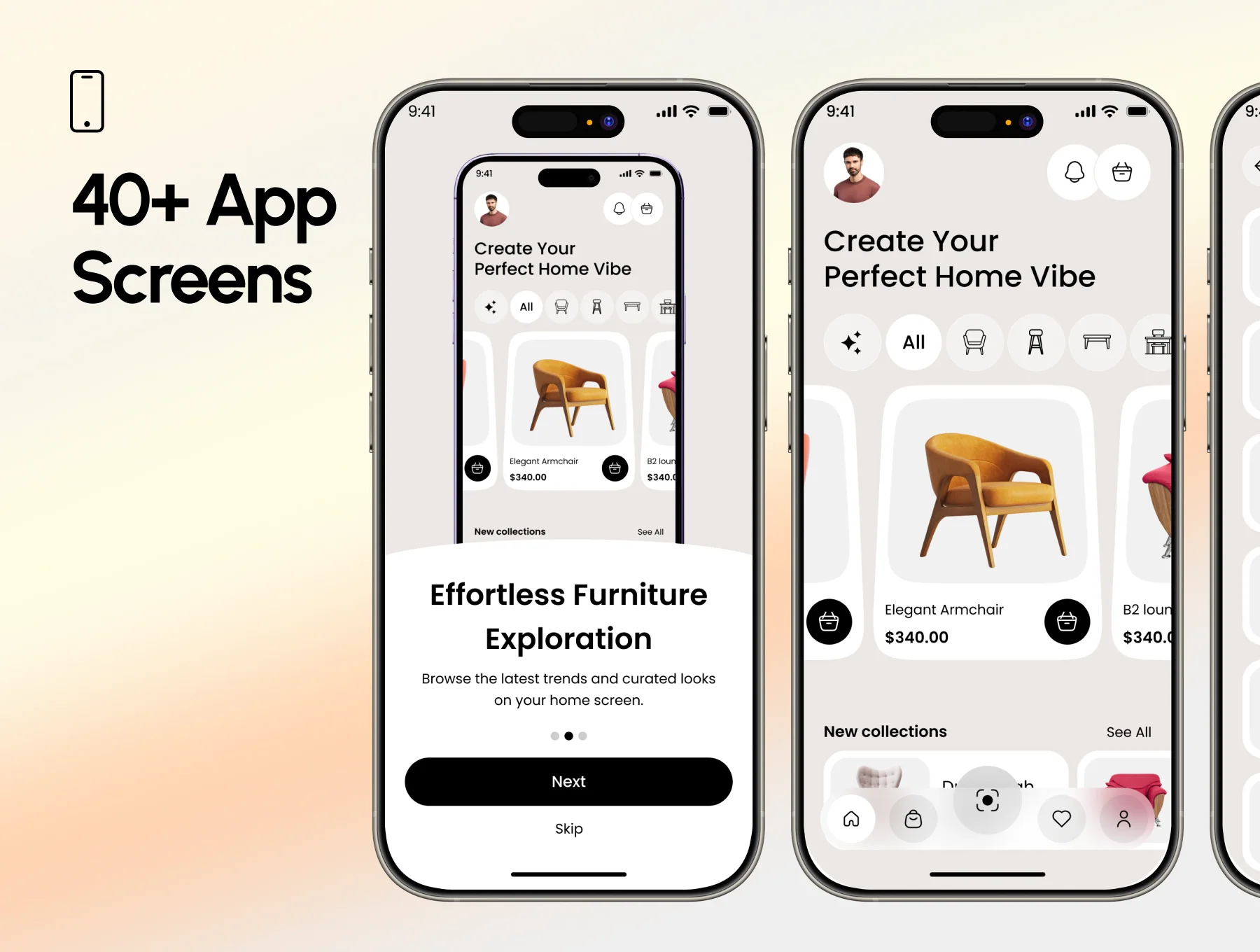Roomora - AI Furniture Store Ecommerce Mobile App UI Kit 4