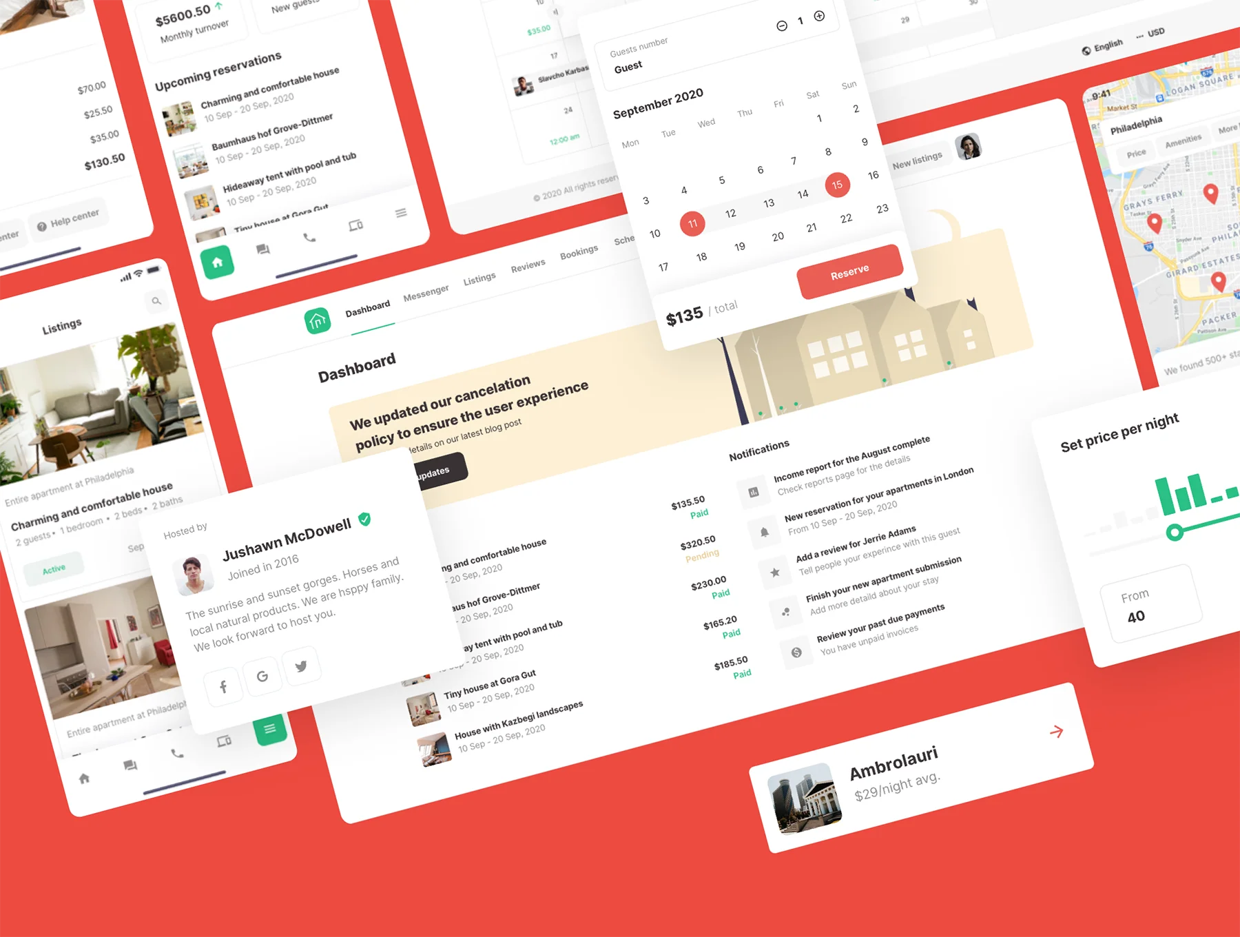 Roomsfy Web and Mobile UI kit 2