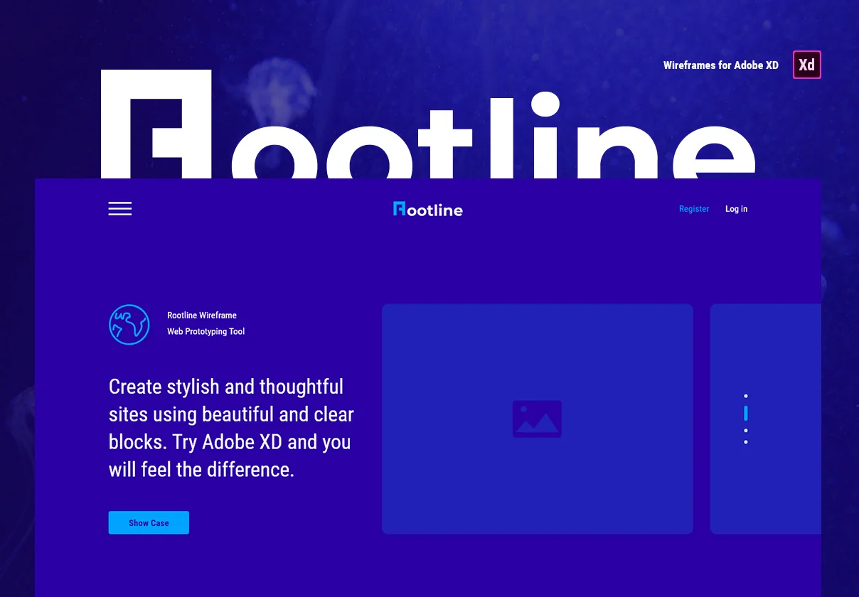Rootline Wireframe UI Kit