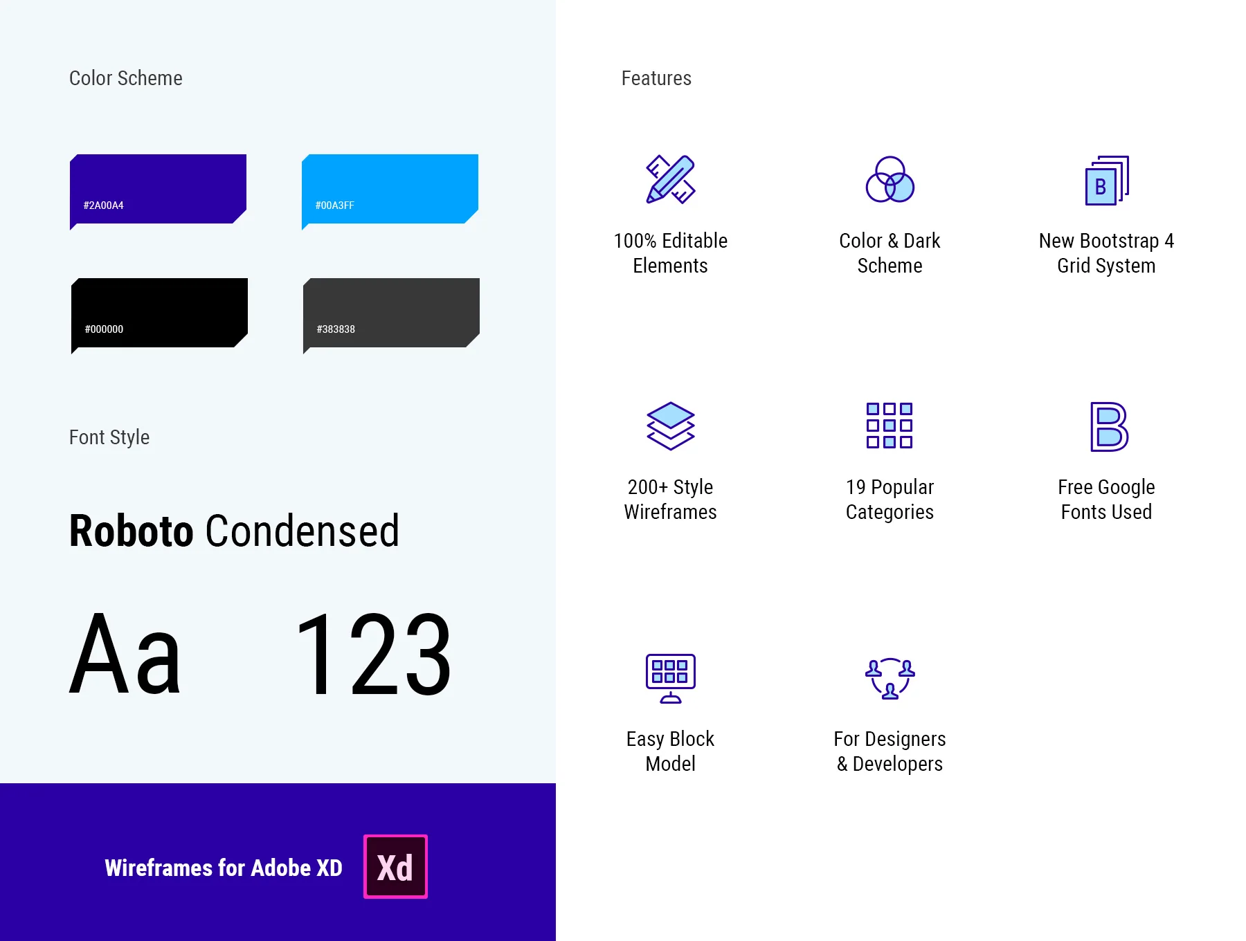 Rootline Wireframe UI Kit 3