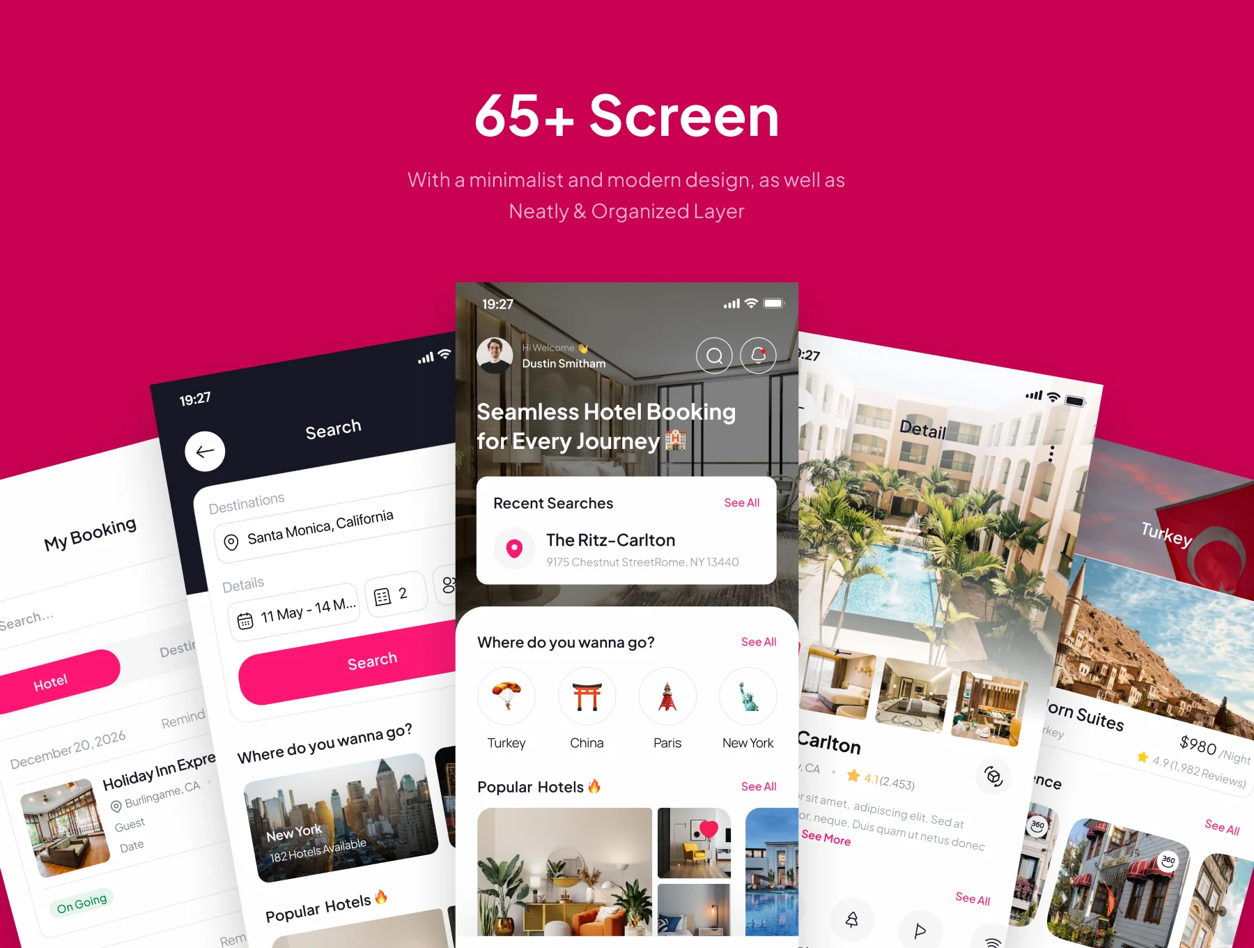 Roova - Hotel Booking Mobile App UI Kits 4