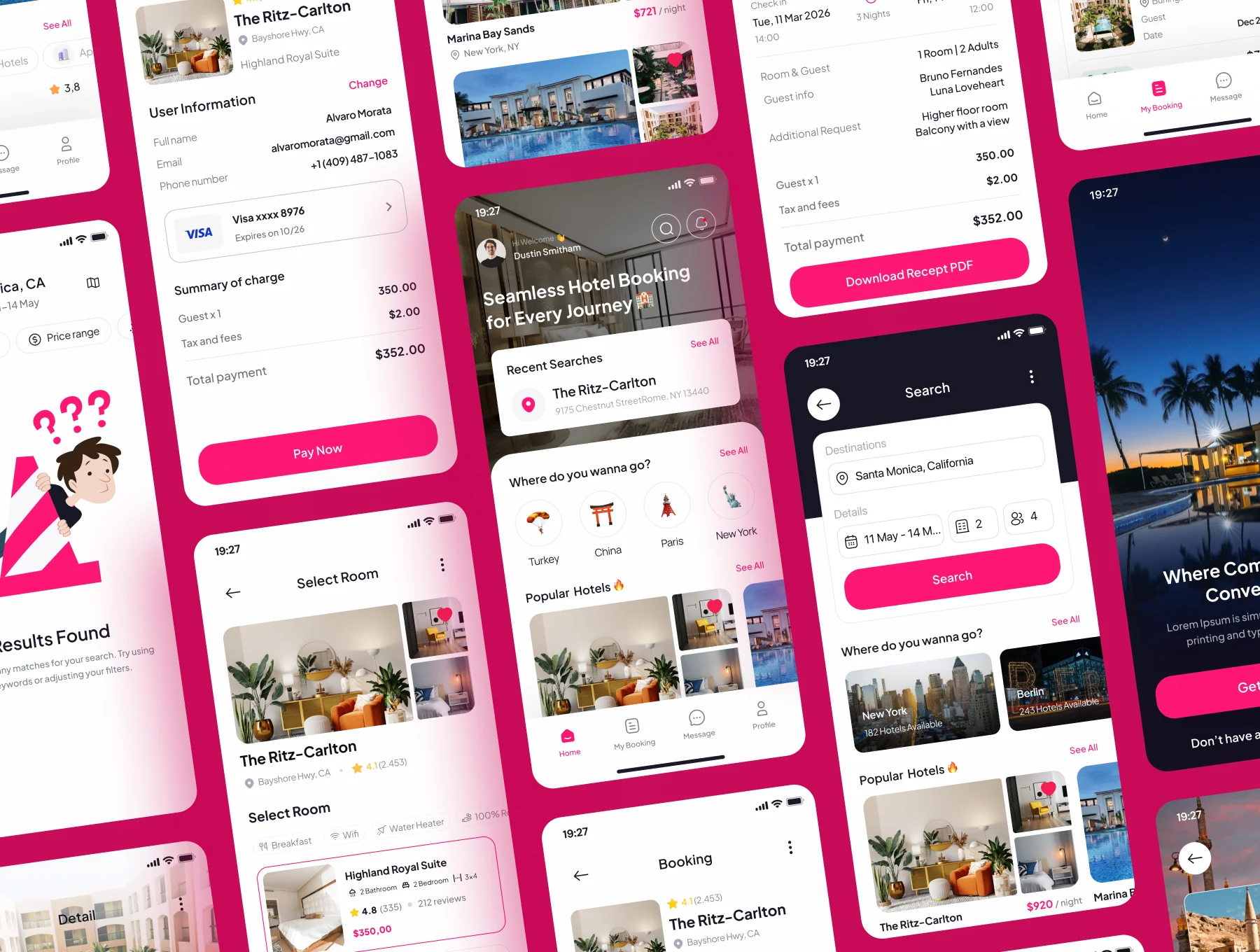 Roova - Hotel Booking Mobile App UI Kits 5