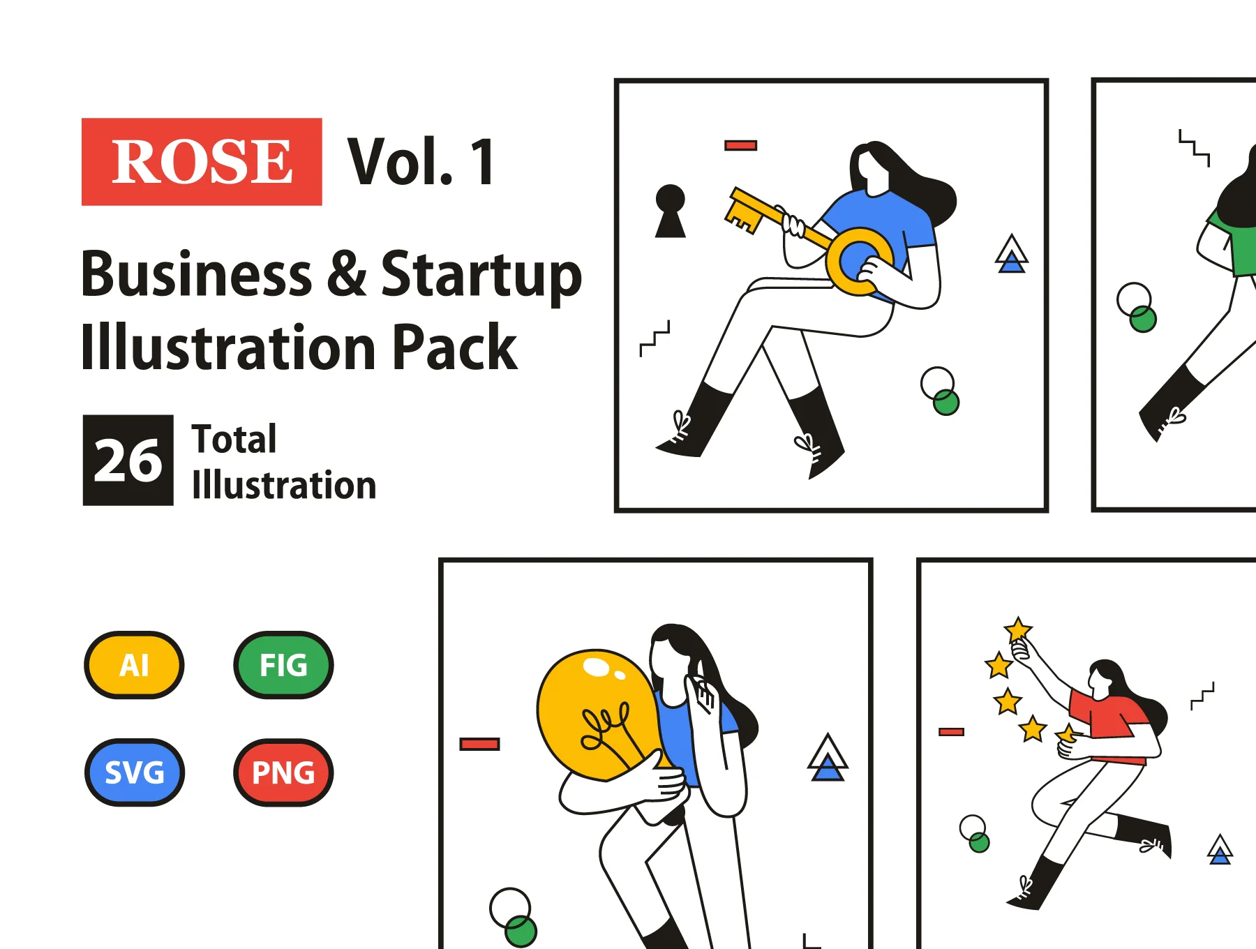 ROSE - Business & Startup Illustration Pack