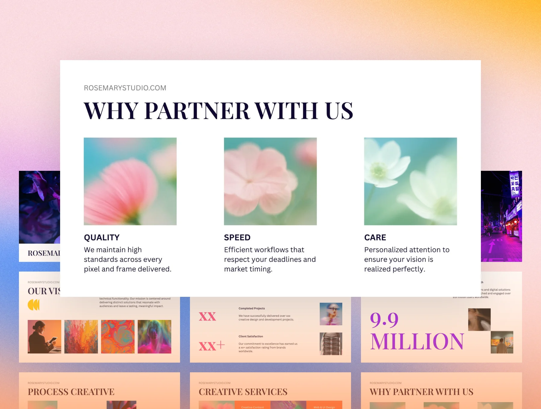 Rosemary - Agency & Creative Studio Presentation 3