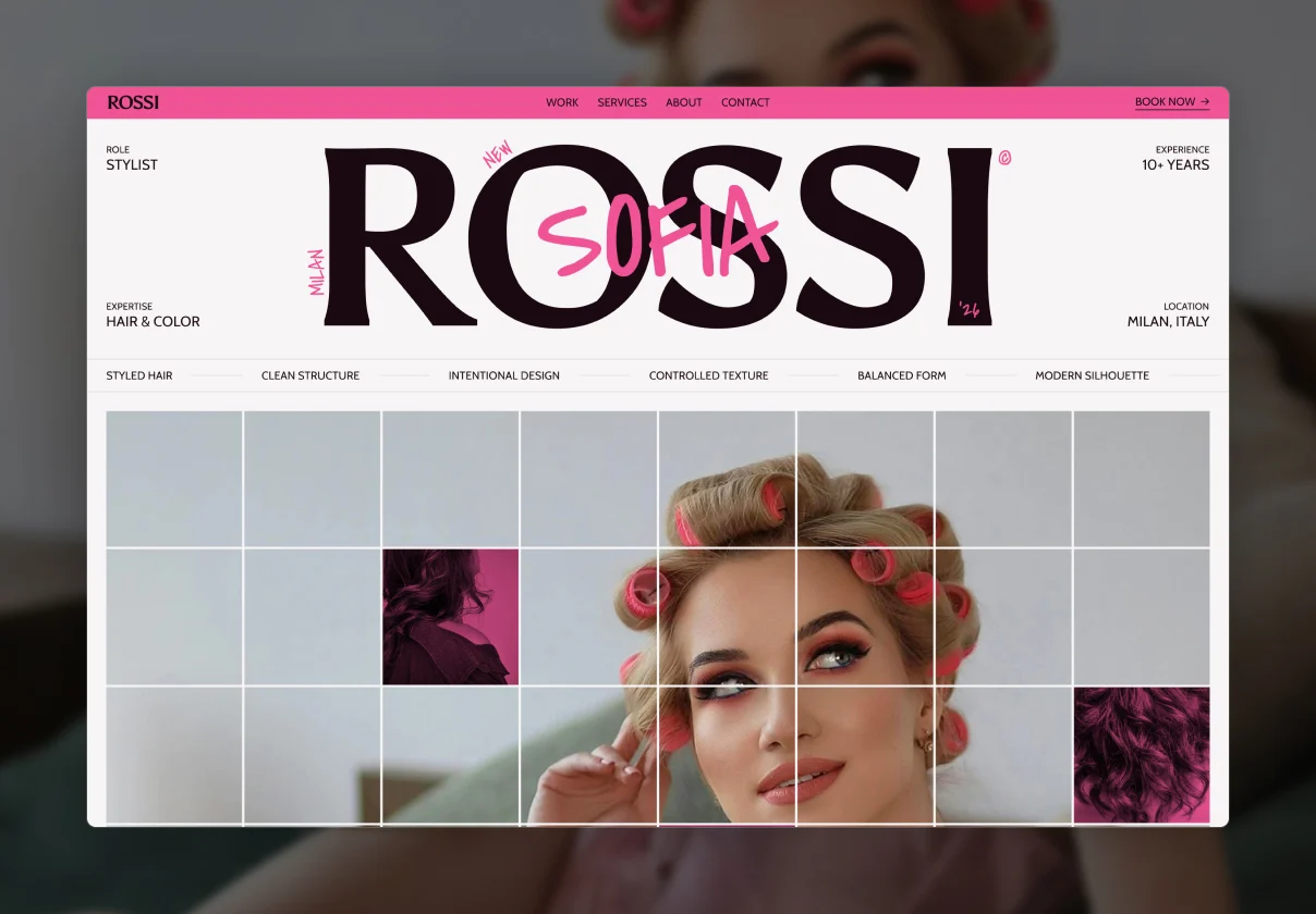 Rossi – Hairstylist
Website