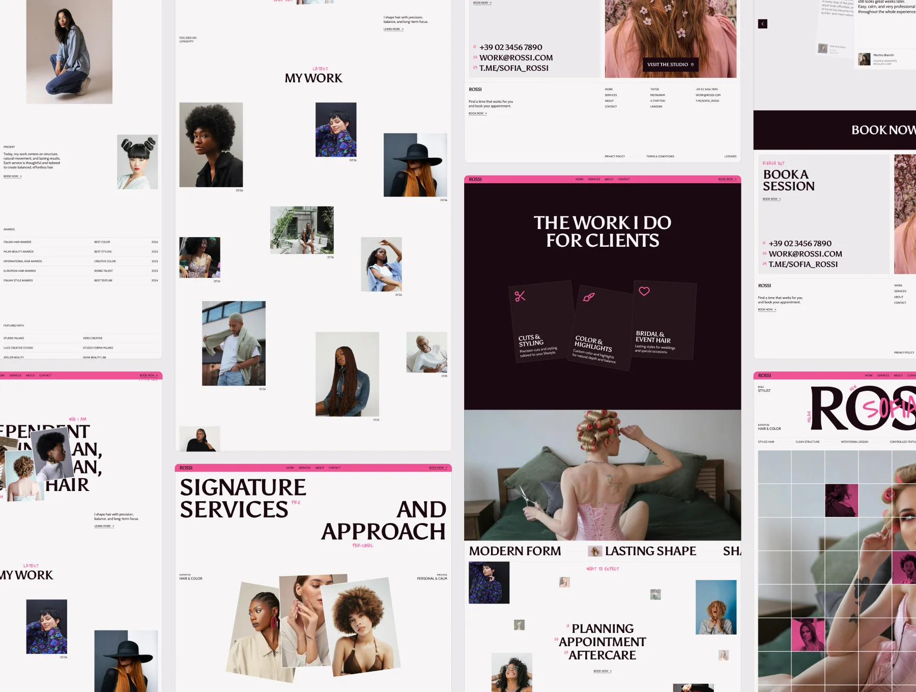 Rossi – Hairstylist Website 6