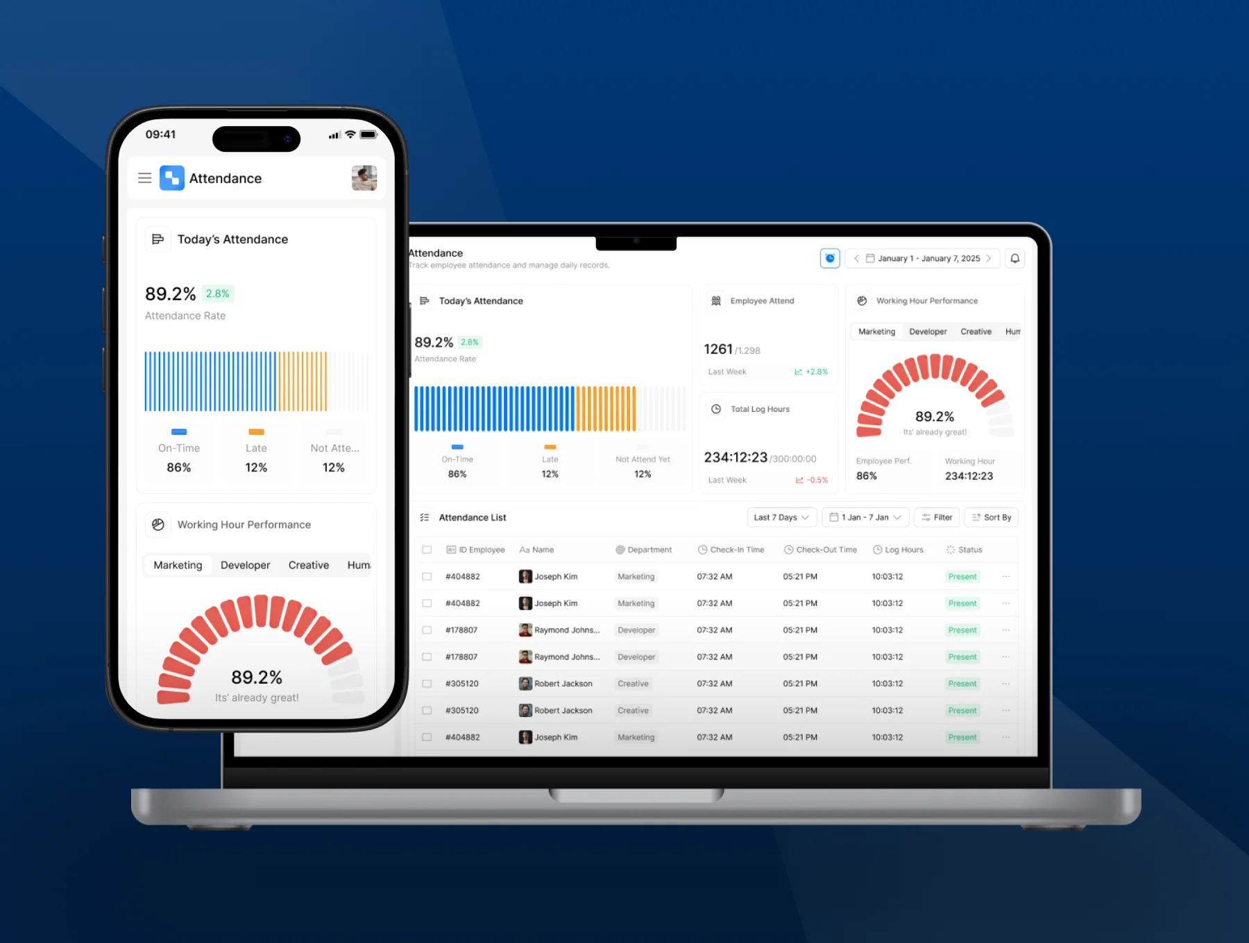 Roster - HR Management Dashboard UI Kit 7