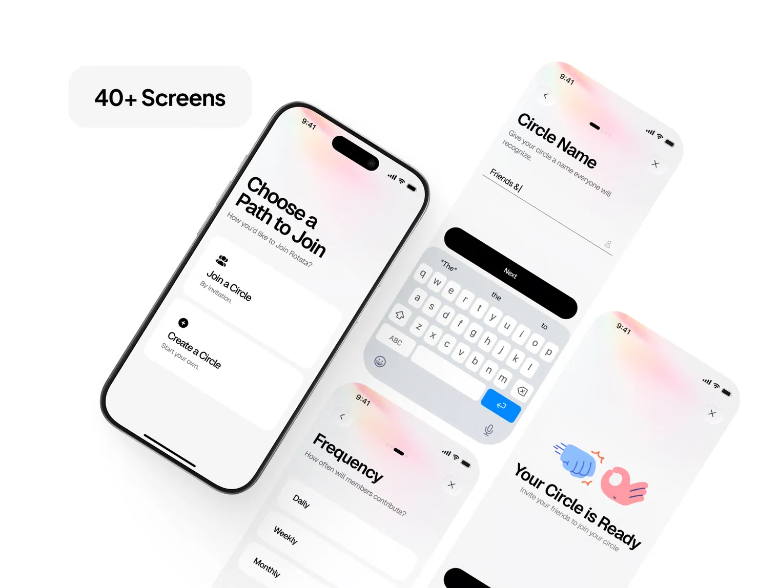Rotato – Digital Chit Fund Fintech Mobile App UI Kit 5