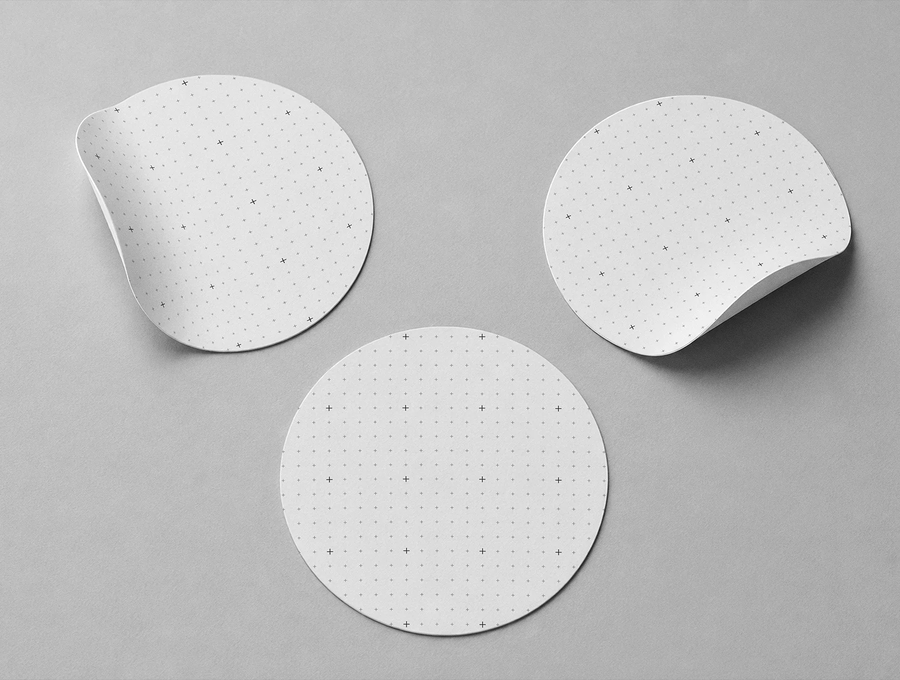 Round Sticker Mockup – 4 Editable PSD Scenes 6