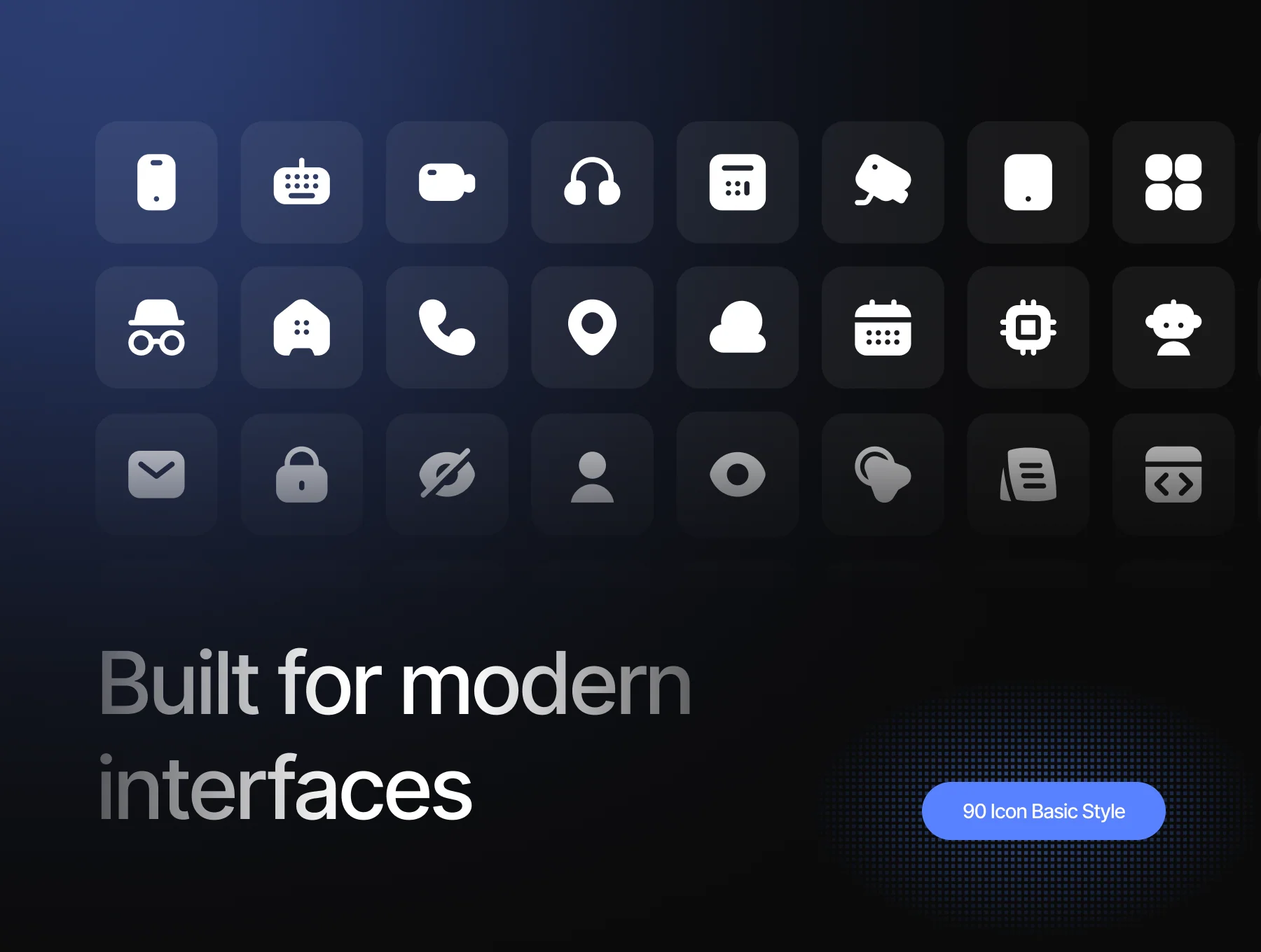 Rounded UI Interface Icon 2