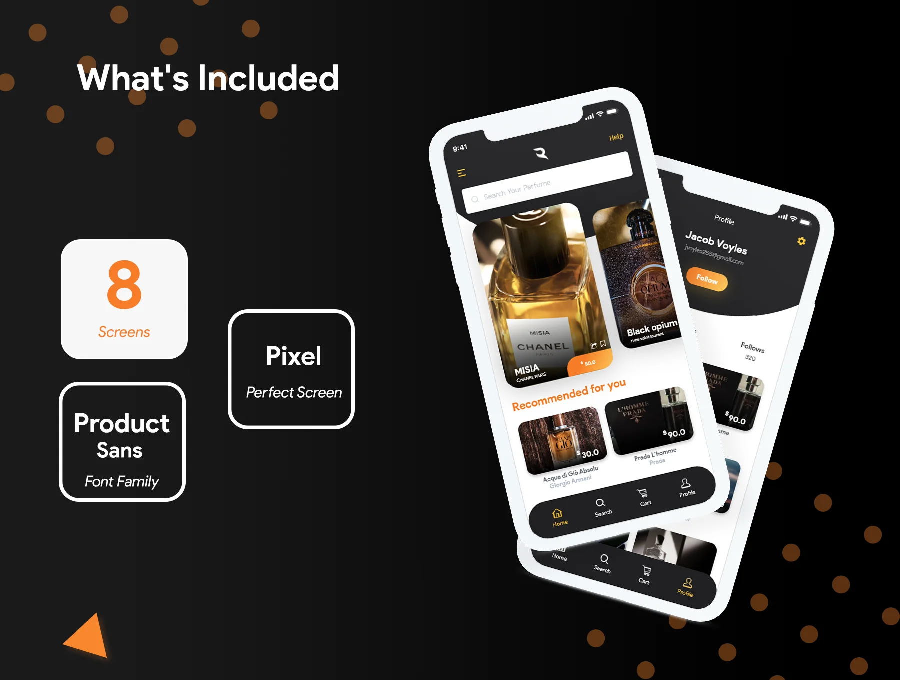 Roundy Perfume Shop App UI Kit 4
