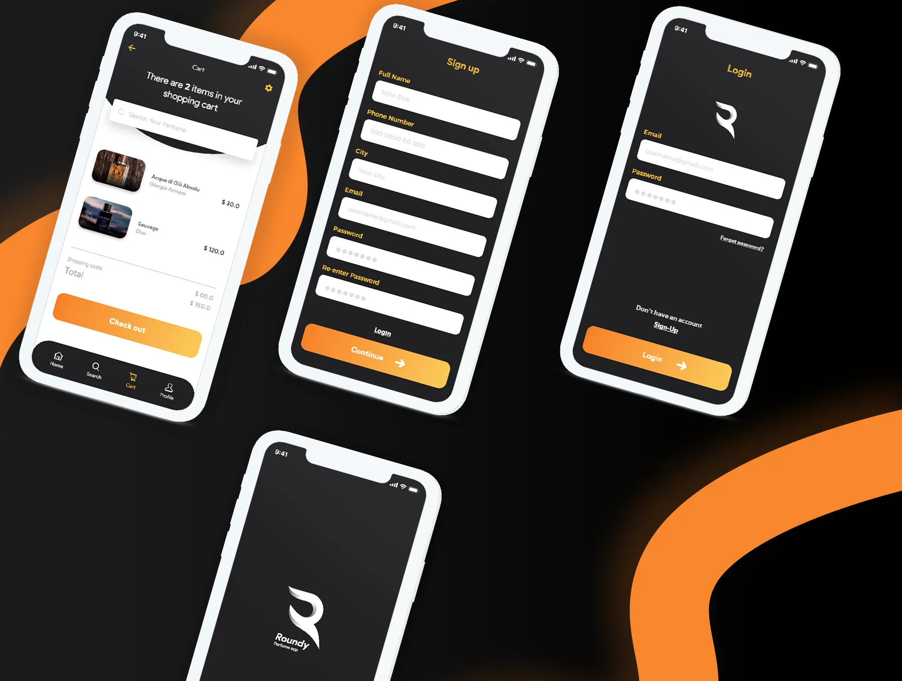 Roundy Perfume Shop App UI Kit 5