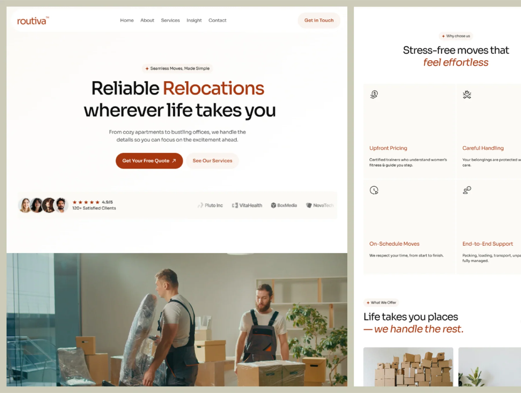 Routiva - Relocation & Transport Agency 2