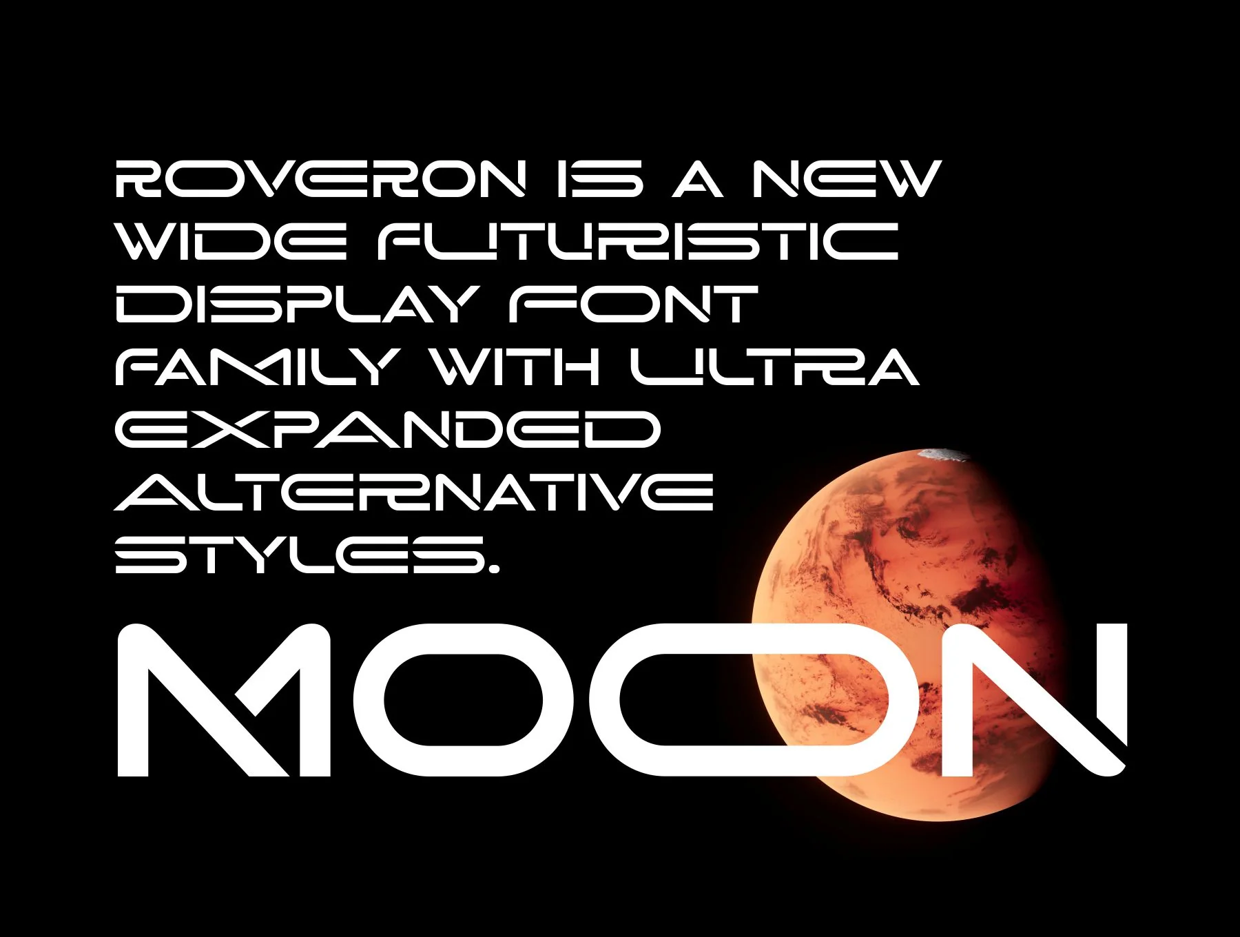Roveron - Contemporary Wide Display Font 2