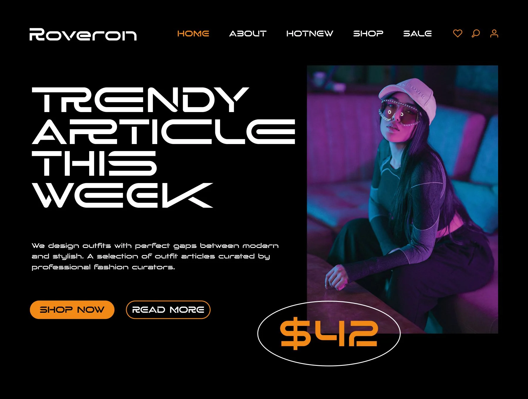 Roveron - Contemporary Wide Display Font 6