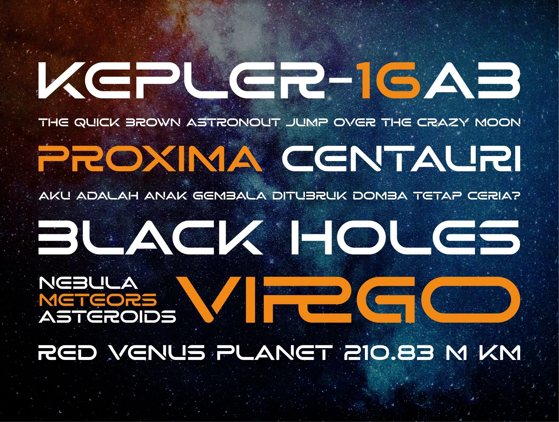 Roveron - Contemporary Wide Display Font 8