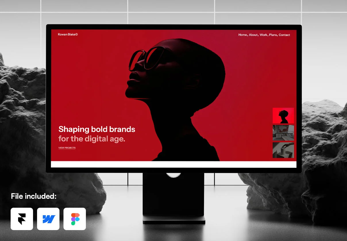 Rowan - Framer and Webflow Template