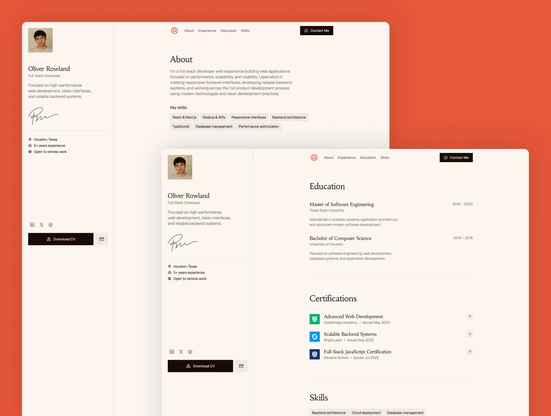 Rowland – Resume & CV 3