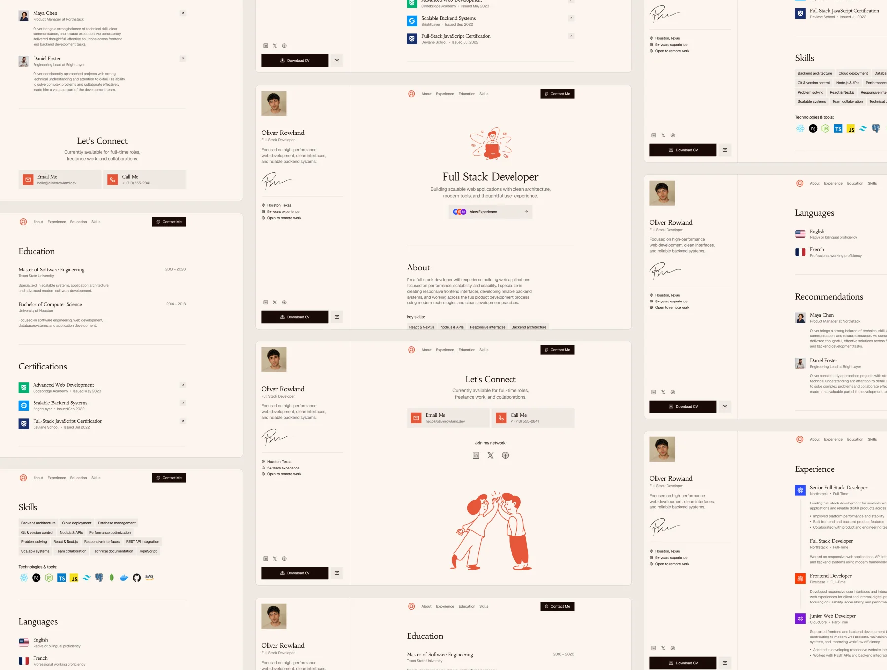 Rowland – Resume & CV 5