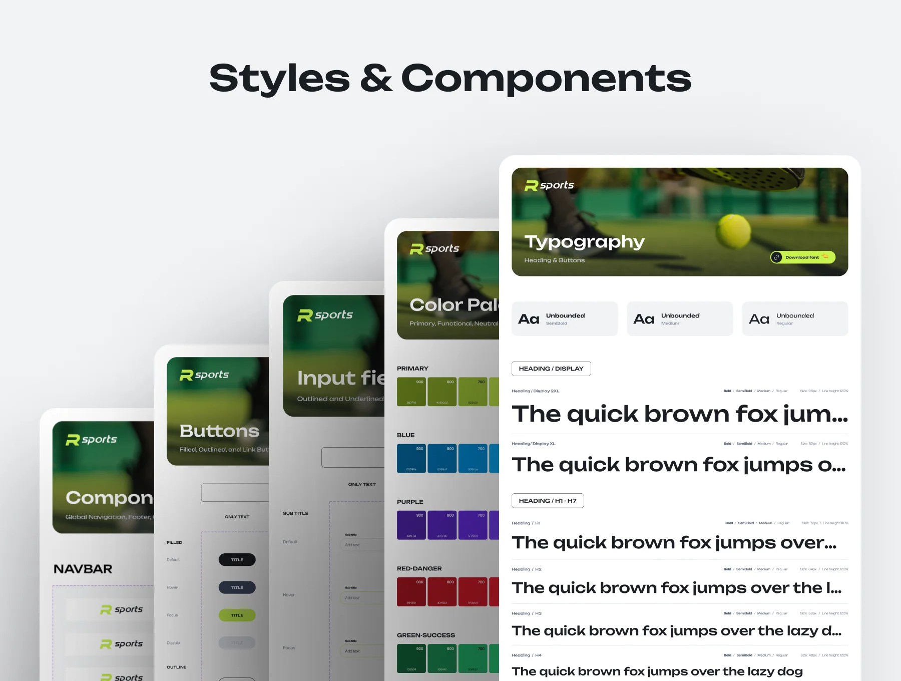 RSport - Sports Academy & Fitness Landing Page UI Kit 3