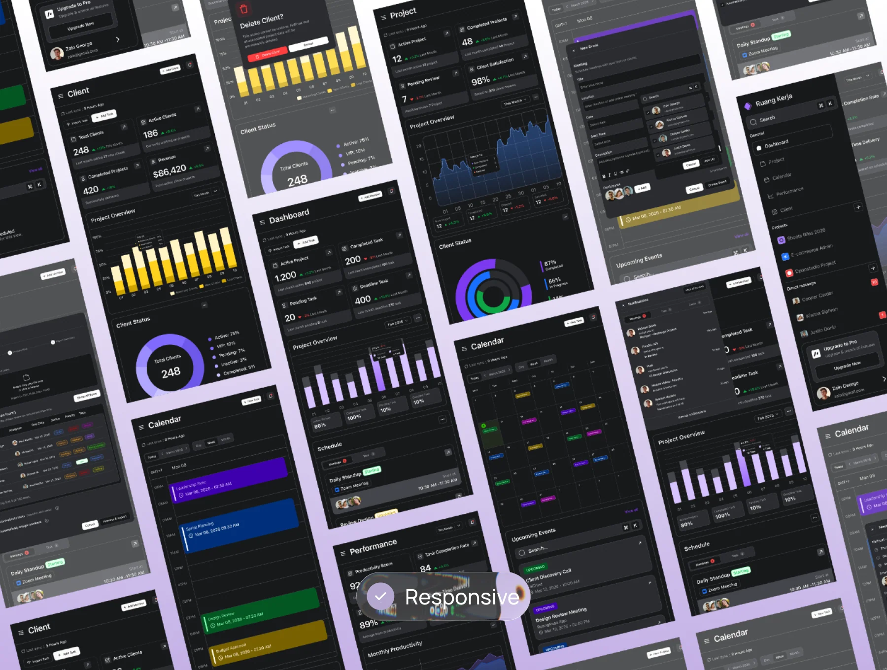 Ruang Kerja – Project Management Dashboard UI Kit 6