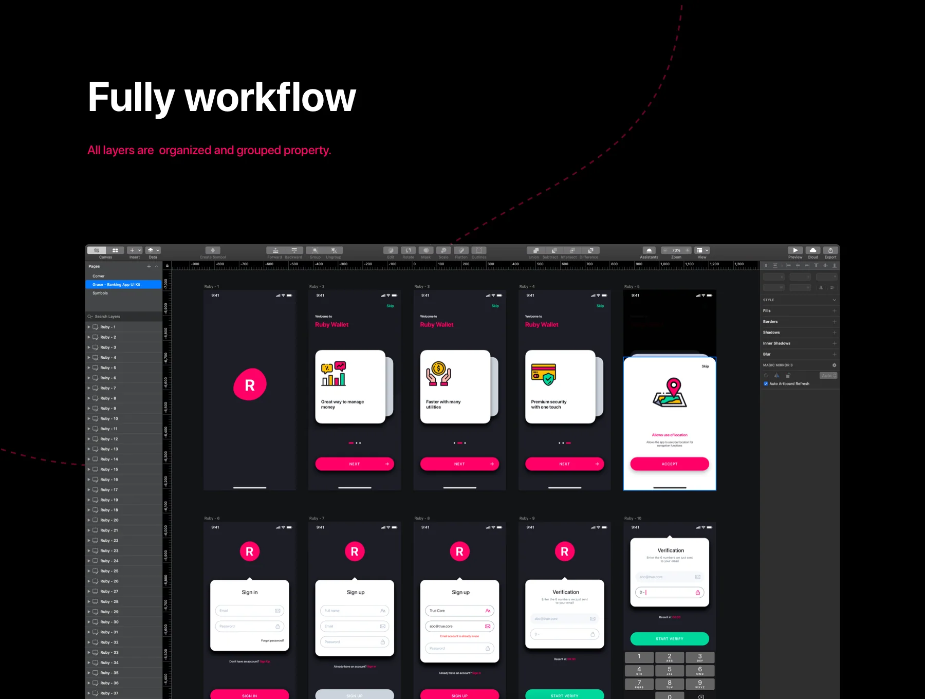 Ruby - Banking App UI Kit 6