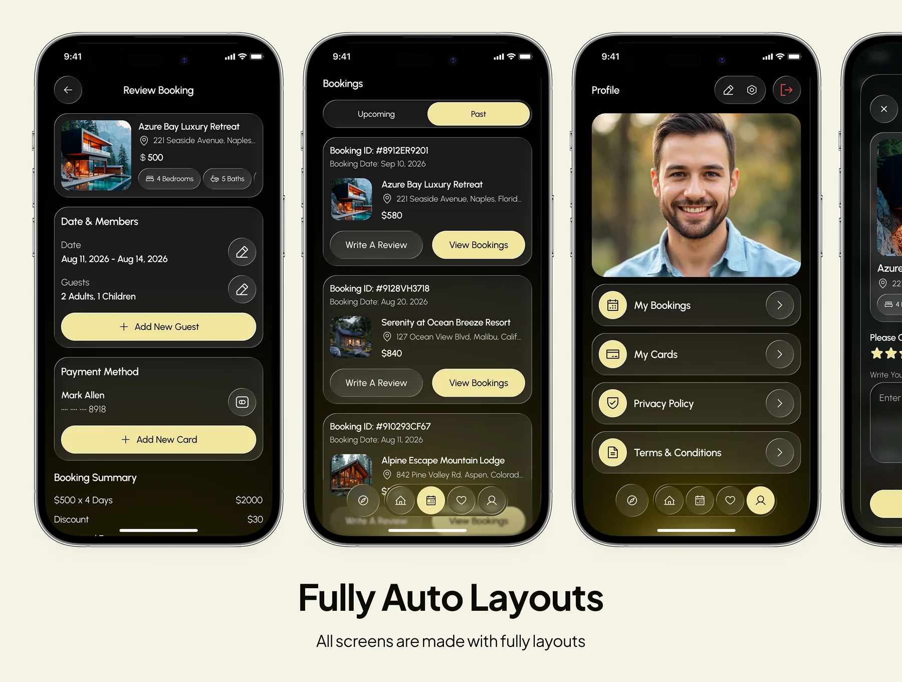 rueou - Hotel Booking App UI Kit 4