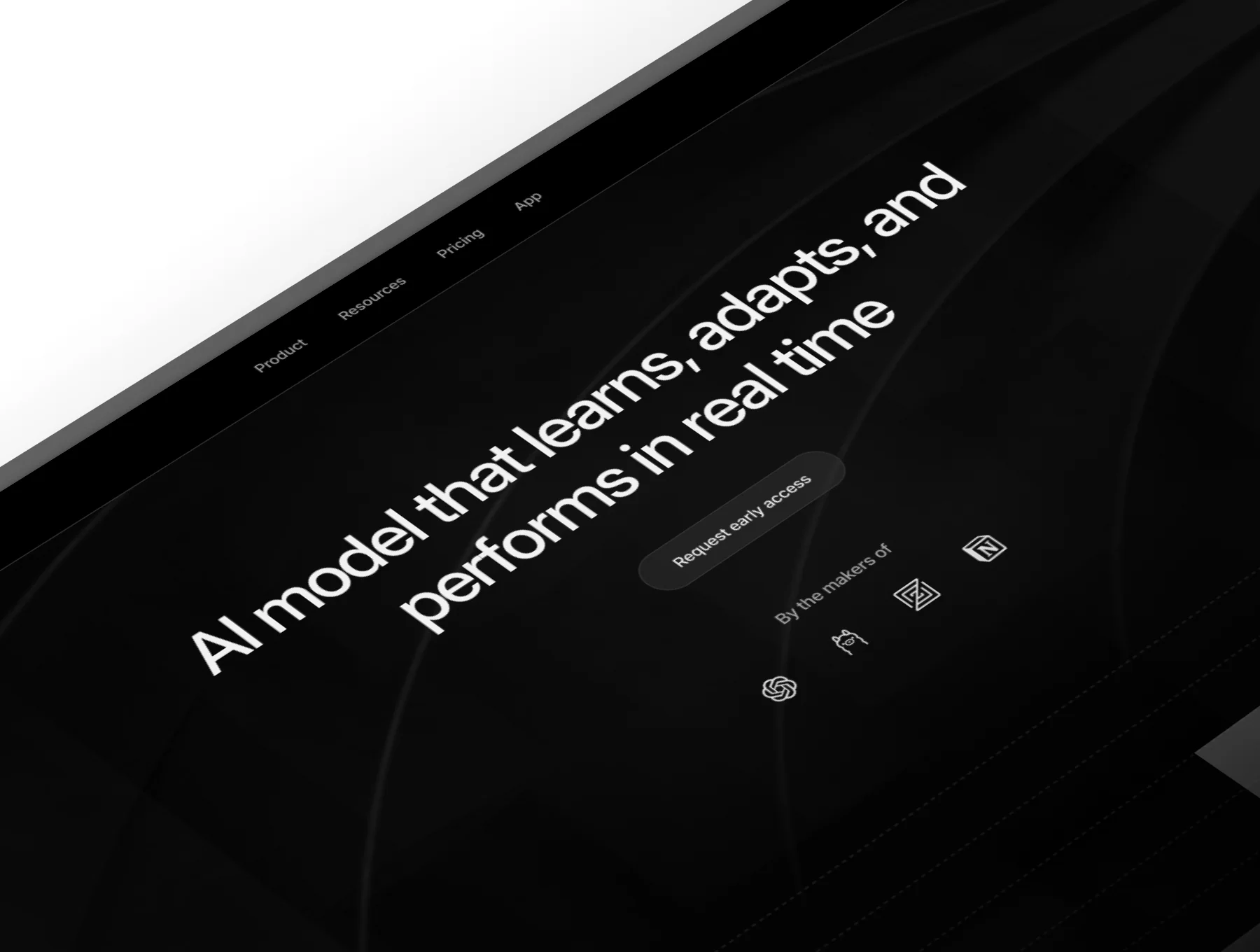 Run 1.0 – AI Model Website Template