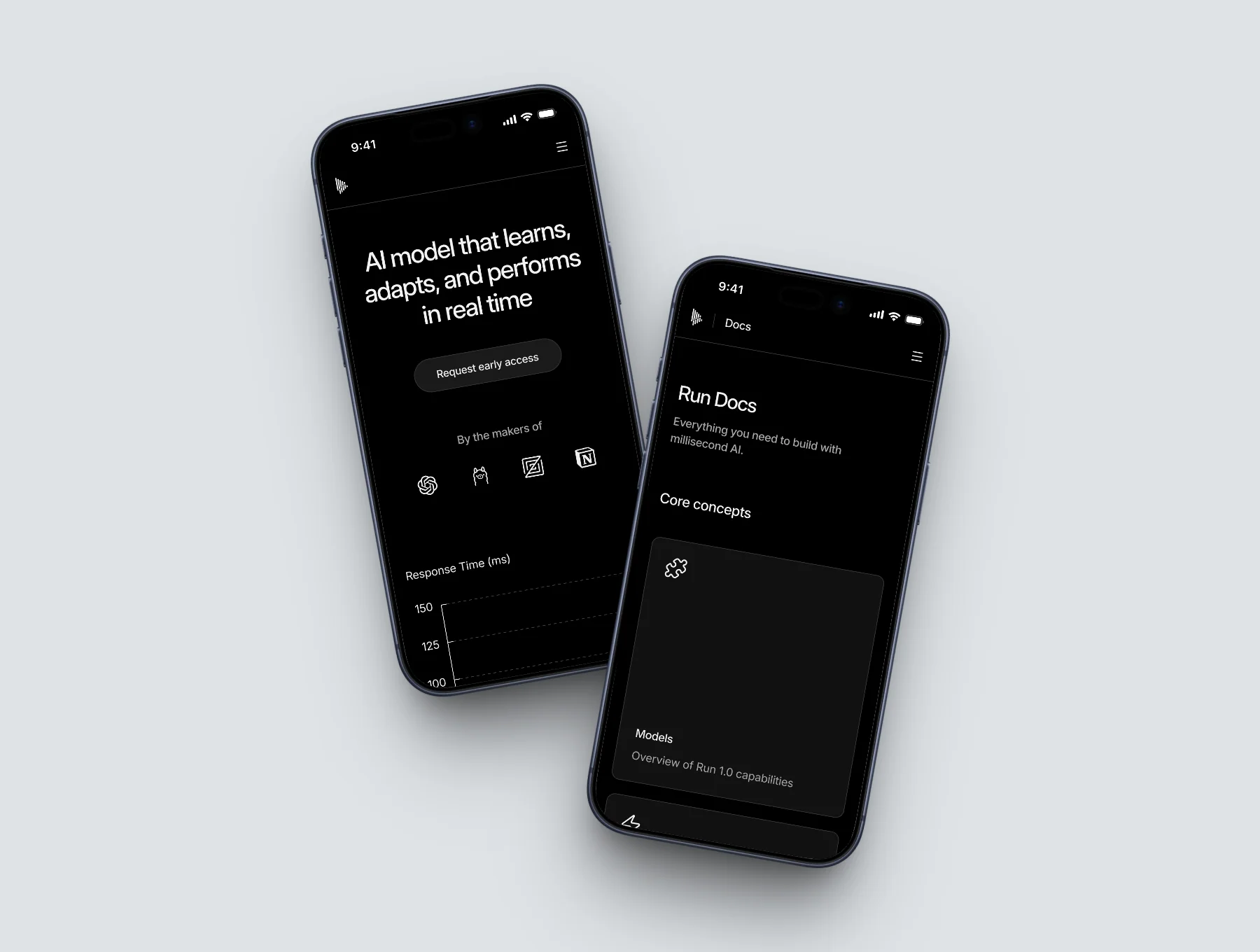 Run 1.0 – AI Model Website Template 3
