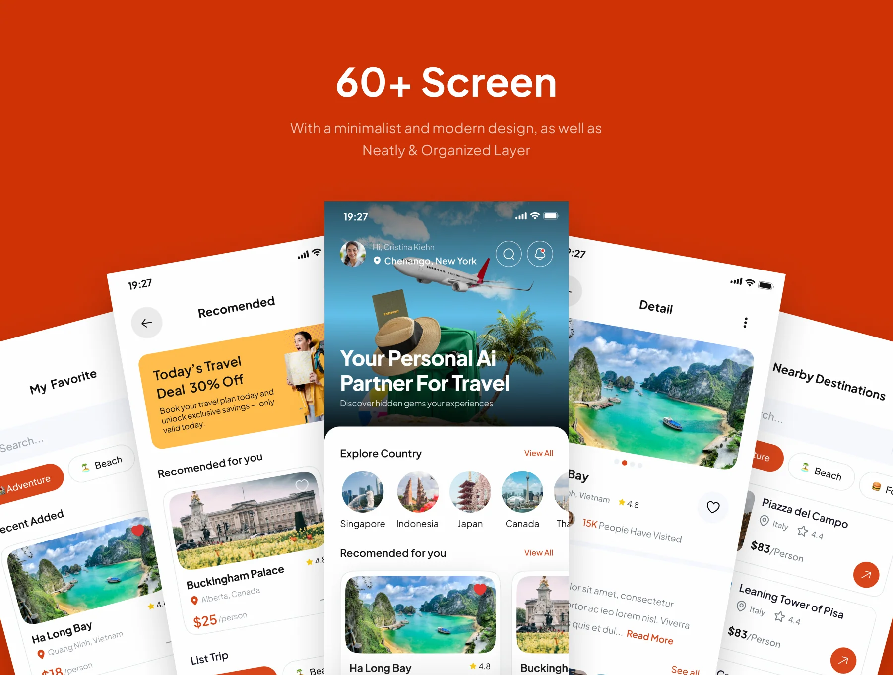 Runaway - AI Trip Planner Mobile App UI Kits 4