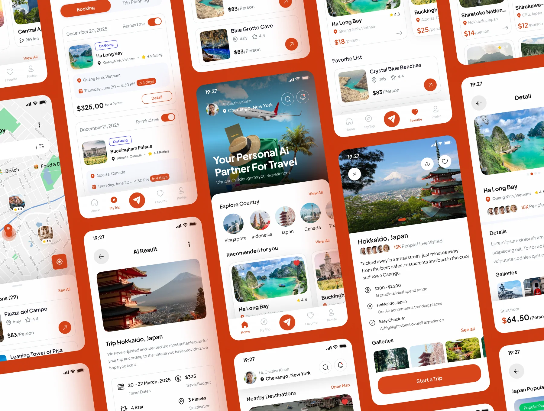 Runaway - AI Trip Planner Mobile App UI Kits 5