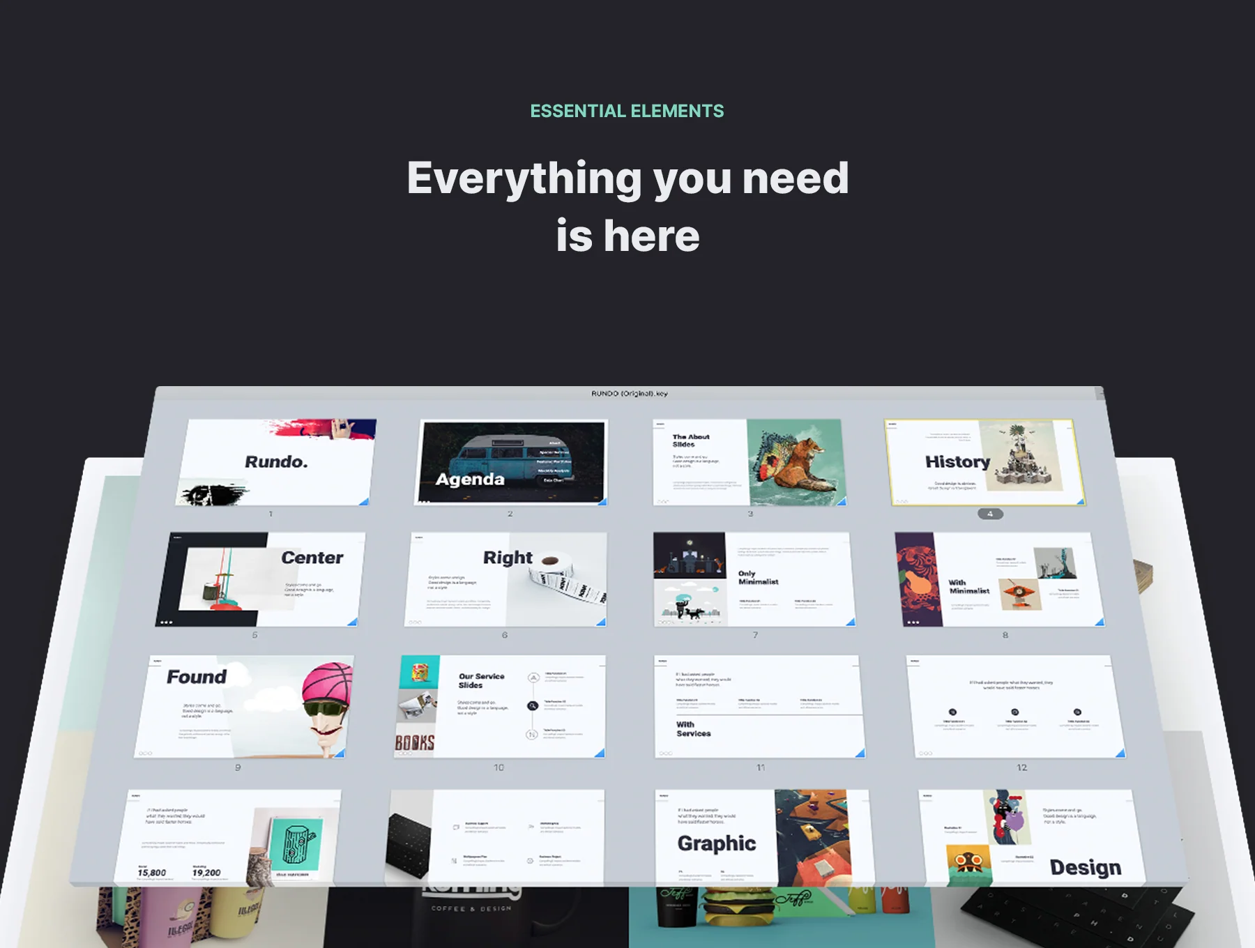 RUNDO - Minimal Presentation Template 3