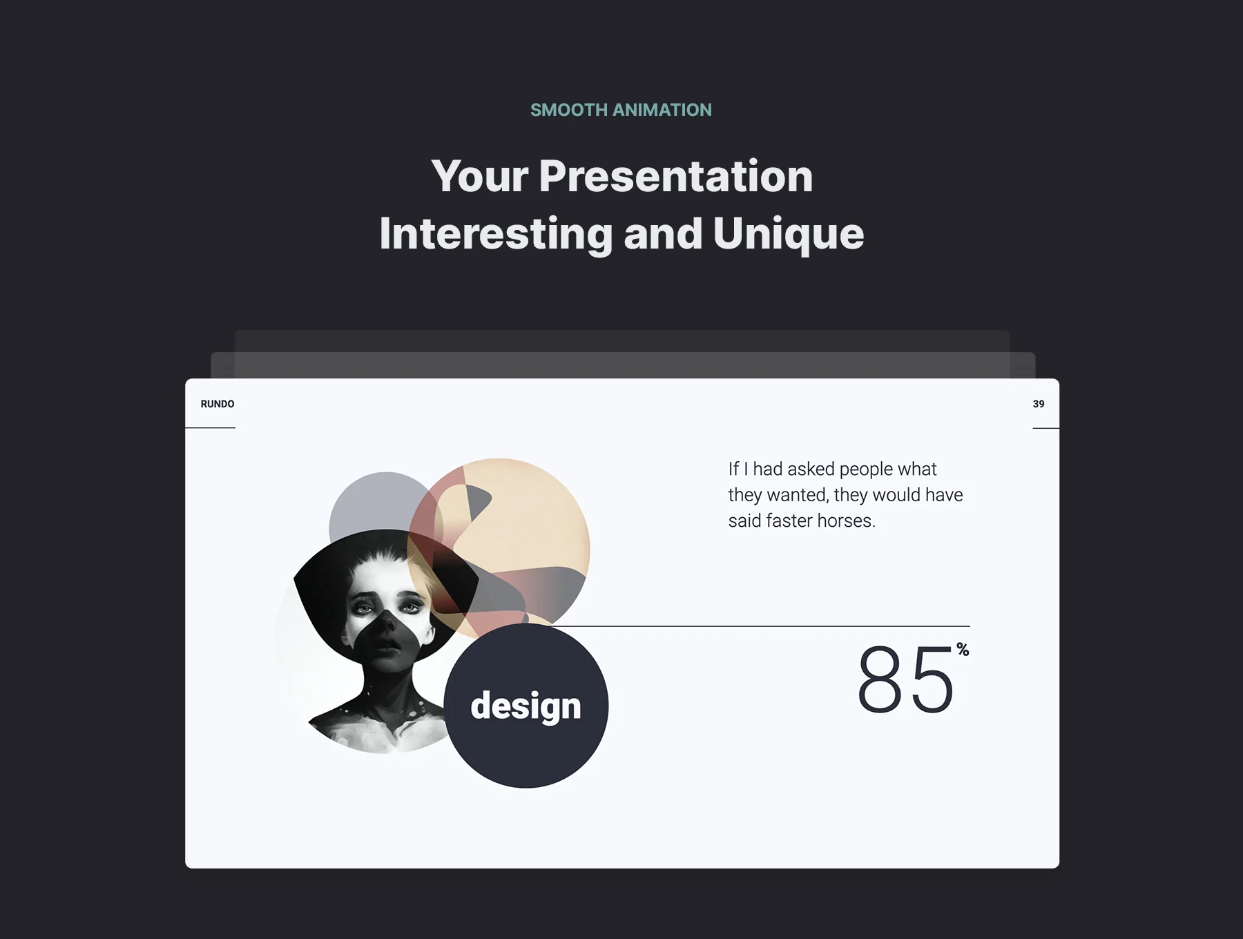 RUNDO - Minimal Presentation Template 4