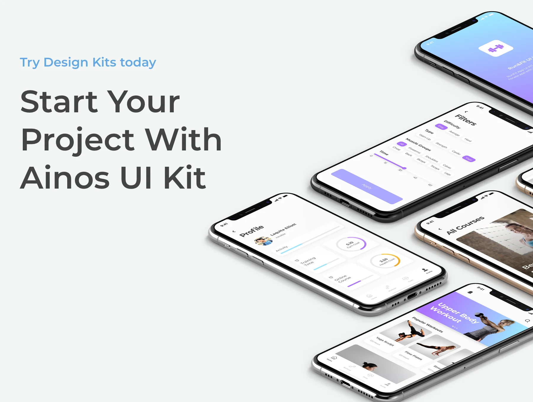 Run&Fit Fitness App UI Kit 4