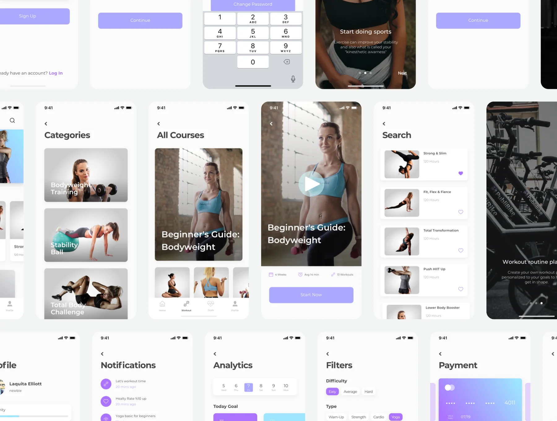 Run&Fit Fitness App UI Kit 5