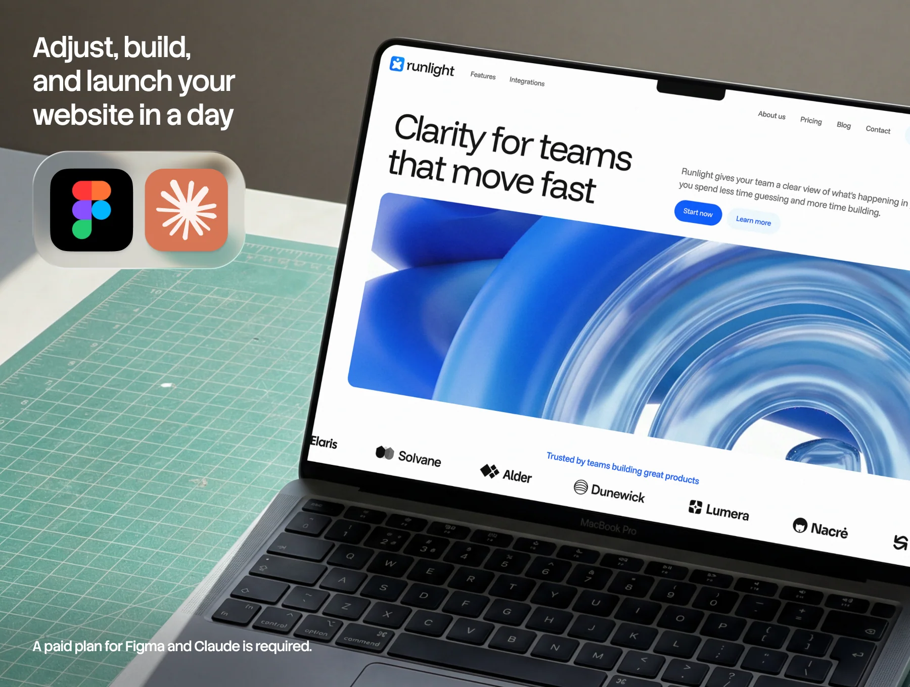 Runlight · SaaS & Startup · AI-Ready Website Template 3