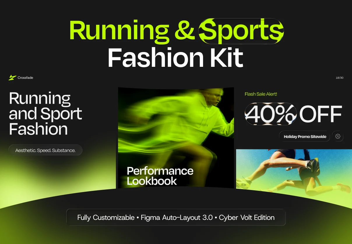 Running & Sports Fashion — Social Media Template Kit