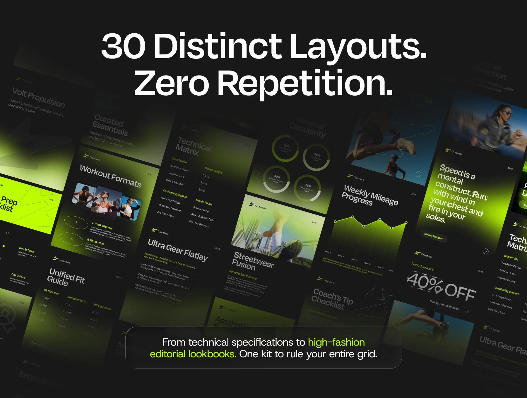 Running & Sports Fashion — Social Media Template Kit 2