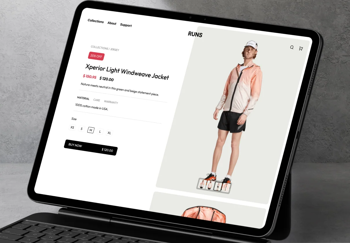 RUNS - Ecommerce Framer Template