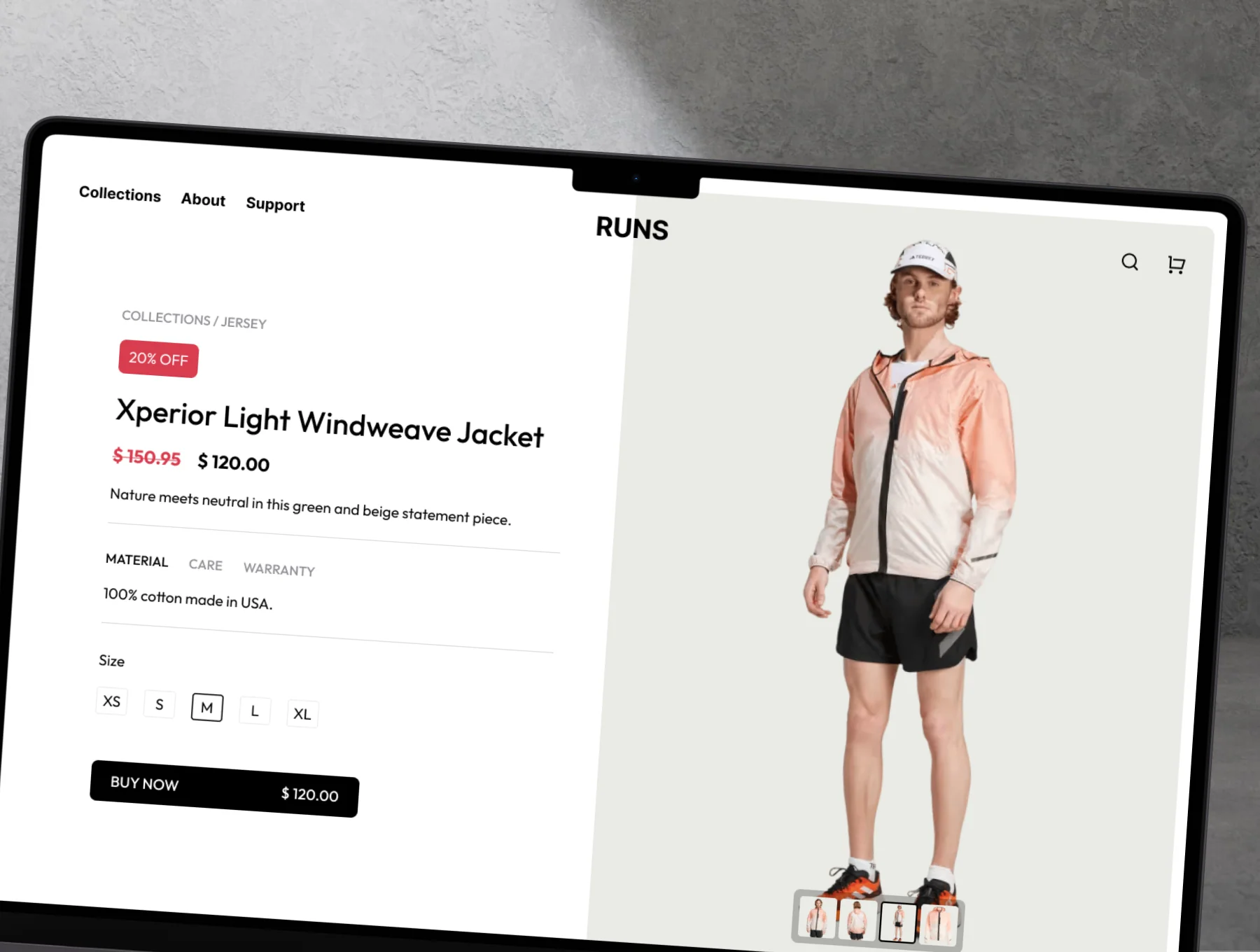 RUNS - Ecommerce Framer Template