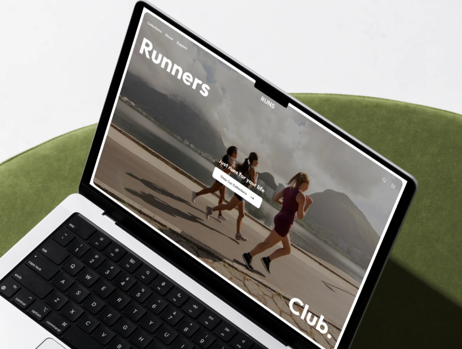 RUNS - Ecommerce Framer Template 4